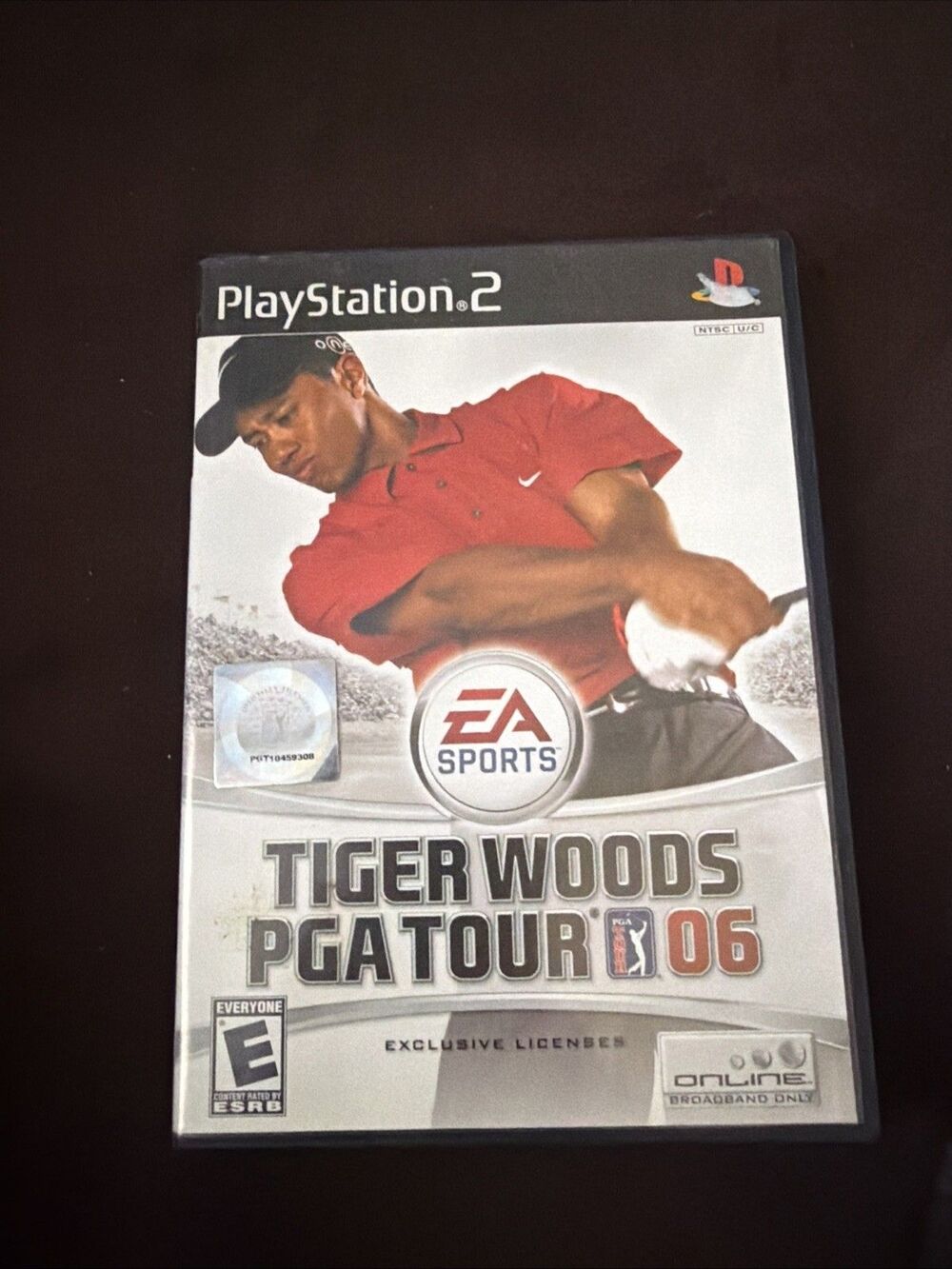 PS2 Tiger Woods PGA Tour 06 (Sony PlayStation 2, 2005) With Manual